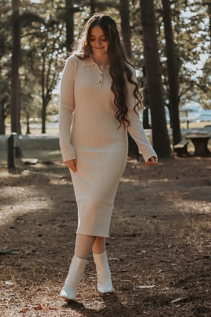 The Oatmeal Sweater Dress