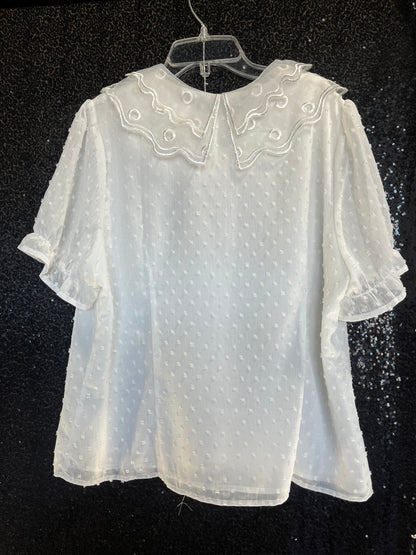 Allegra K White Top