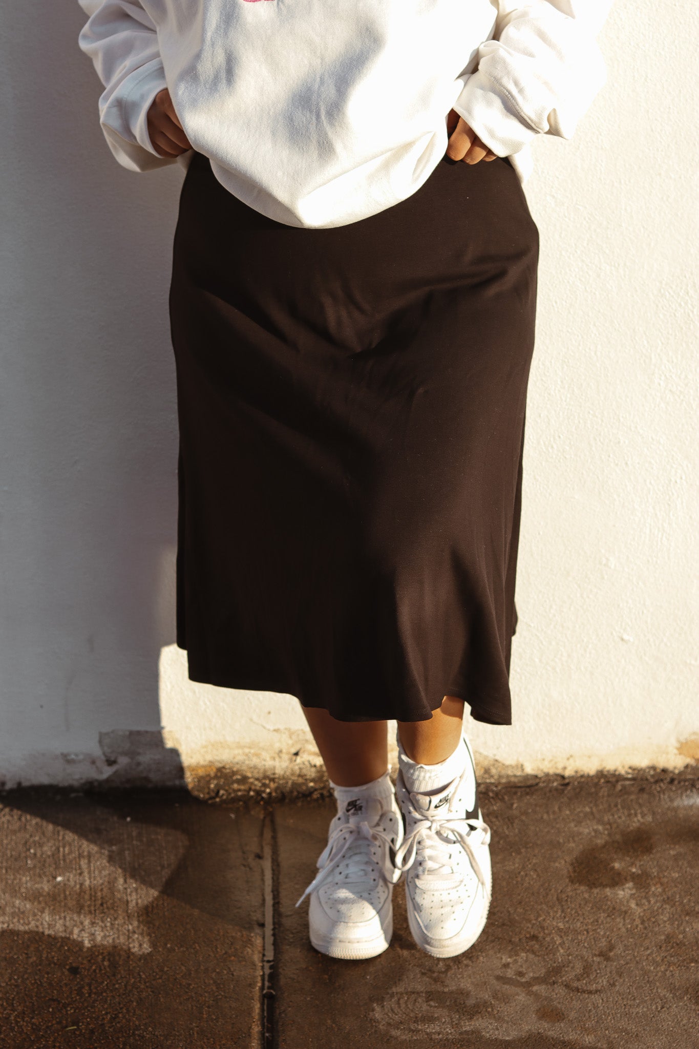 Black Flair Skirt