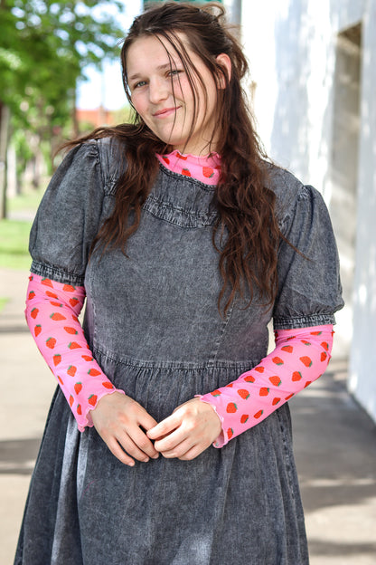 Oh My Darling Washed Denim Dress