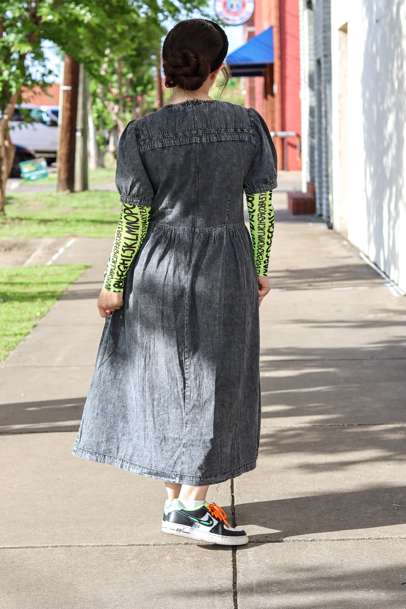 Oh My Darling Washed Denim Dress