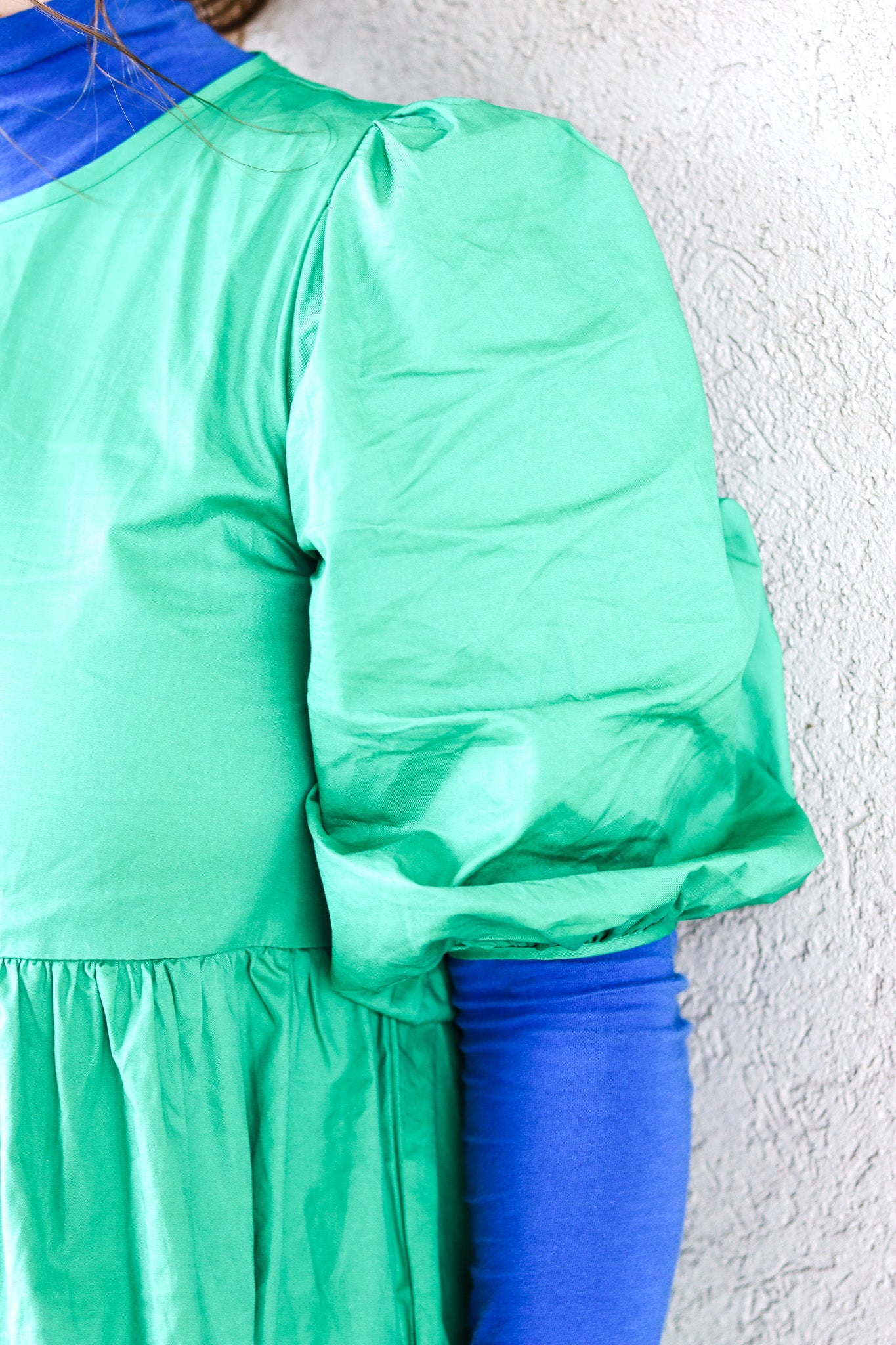 Caught Crushing in Green Dress