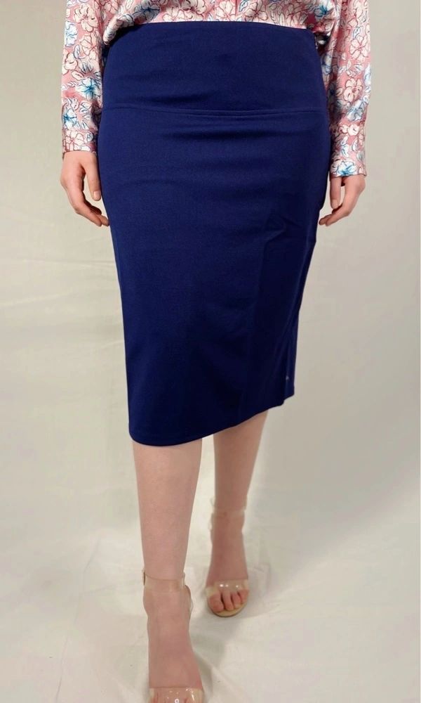 Basic Navy Pencil Skirt