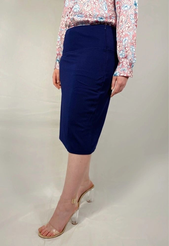 Basic Navy Pencil Skirt