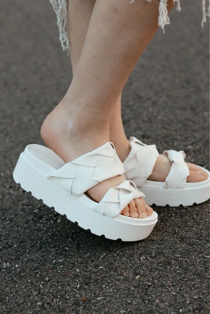 Platform Braided Sandals