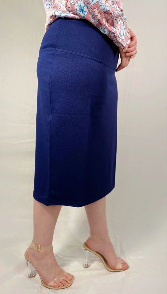 Basic Navy Pencil Skirt